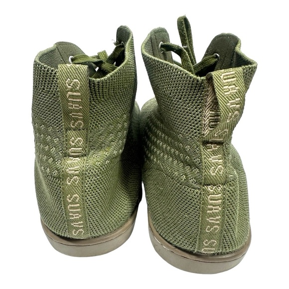 Suavs Shoes Men's US 14 EU 47 The Legacy High Top Sneaker Olive Green Lace-Up - Picture 5 of 11
